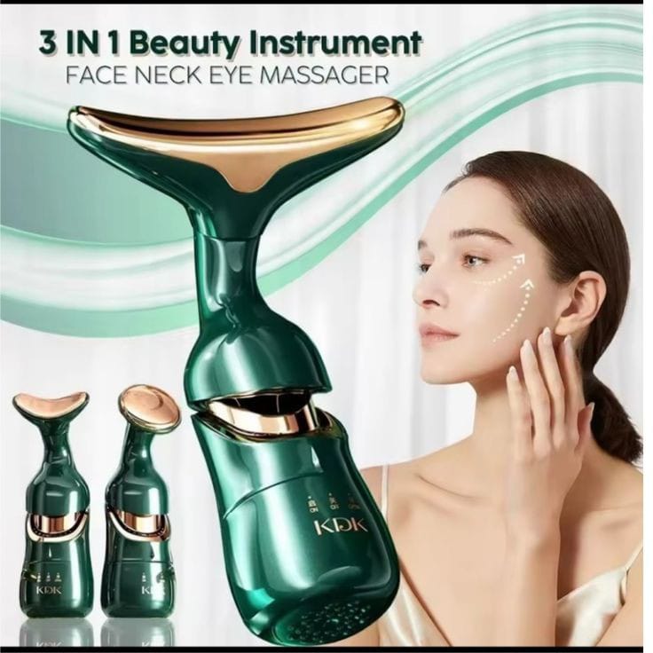 3 in 1 Anti-Wrinkles Face Neck Eyes Massager