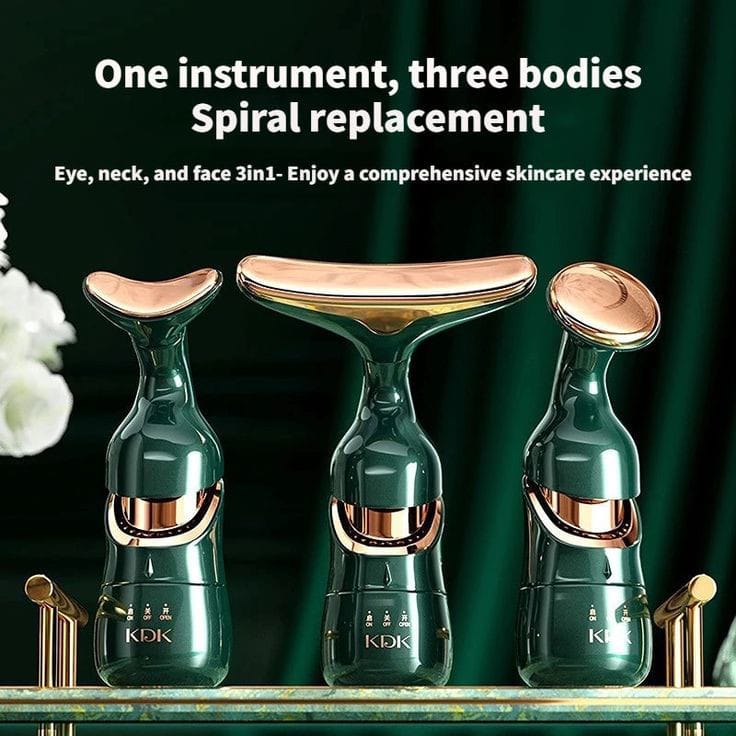3 in 1 Anti-Wrinkles Face Neck Eyes Massager
